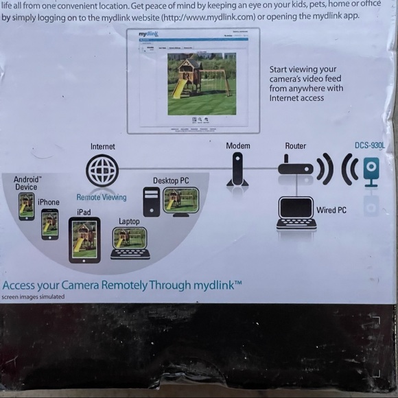 NEW! D-LINK WIRELESS N NETWORK CAMERA DCS-930L WITH REMOTE VIEWING SURVEILLANCE - Picture 11 of 13